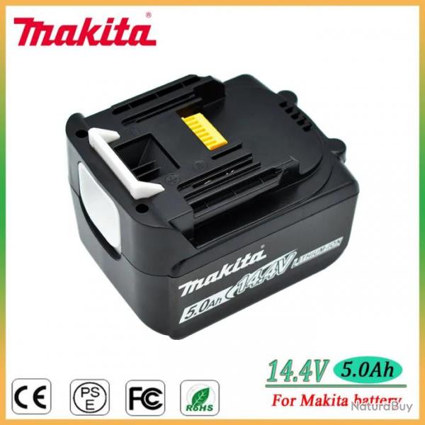 Batterie Compatible Makita BL1430 BL1415 BL1440 14.4V, Modele: 5.0Ah