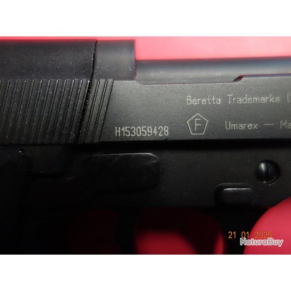 superbe Beretta M 92FS UMAREX CO plombs 4,5mm