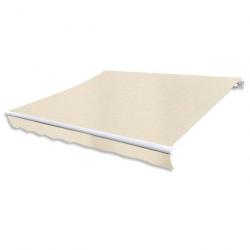 Auvent pliable manuel 300 cm Crème alsavelo