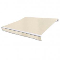 Auvent pliable manuel 300 cm Crème alsavelo