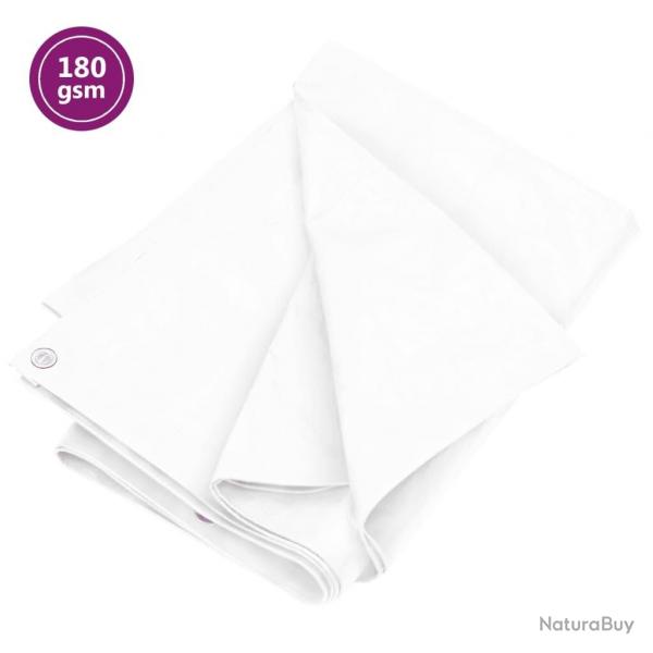 Bche 180 g/m 8x10 m Blanc PEHD alsavelo