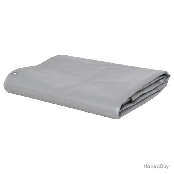 Bche 650 g / m 3x4 m Gris alsavelo