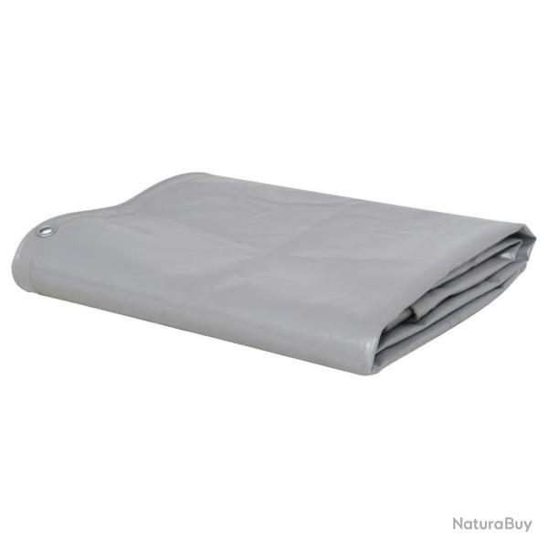 Bche 650 g / m 2,5 x 3,5 m Gris alsavelo