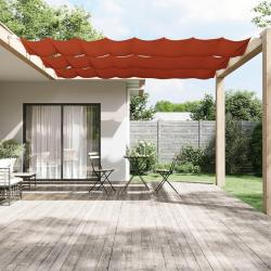 Auvent vertical Terre cuite 60x420 cm Tissu oxford alsavelo