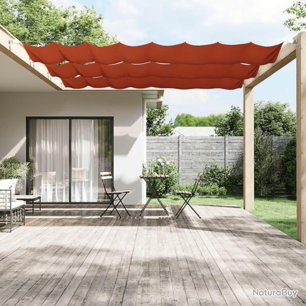 Auvent vertical Terre cuite 60x420 cm Tissu oxford alsavelo