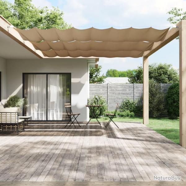 Auvent vertical Taupe 140x360 cm Tissu oxford alsavelo