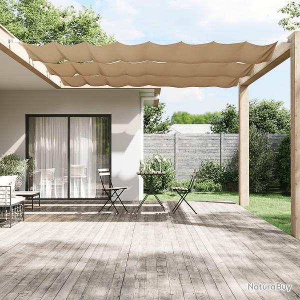 Auvent vertical Taupe 100x600 cm Tissu oxford alsavelo