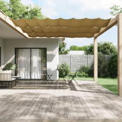 Auvent vertical Beige 140x600 cm Tissu oxford alsavelo