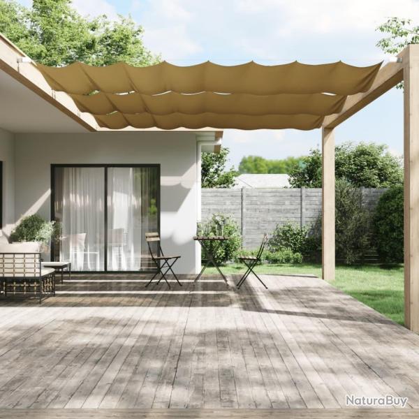 Auvent vertical Beige 140x600 cm Tissu oxford alsavelo