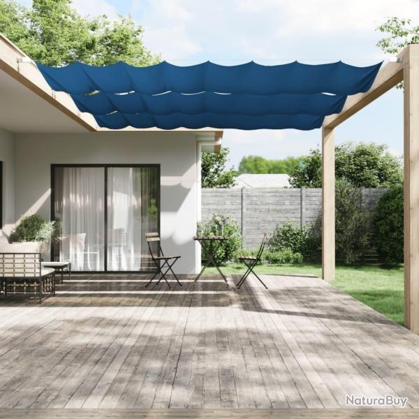 Auvent vertical Bleu 140x600 cm Tissu oxford alsavelo