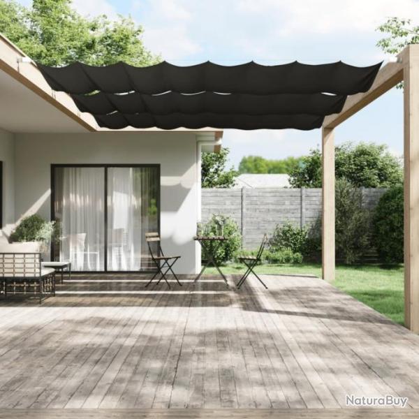 Auvent vertical Anthracite 140x360 cm Tissu oxford