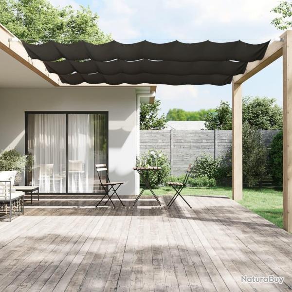 Auvent vertical Anthracite 60x420 cm Tissu oxford alsavelo