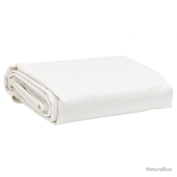 Bche blanc 5x7 m 650 g/m alsavelo