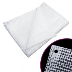 Bâche de gaze 140 g/m² 6x12 m Blanc alsavelo