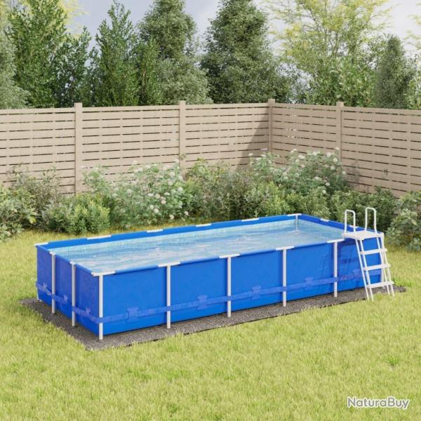 Bche de piscine gris clair 550x280 cm gotextile polyester alsavelo