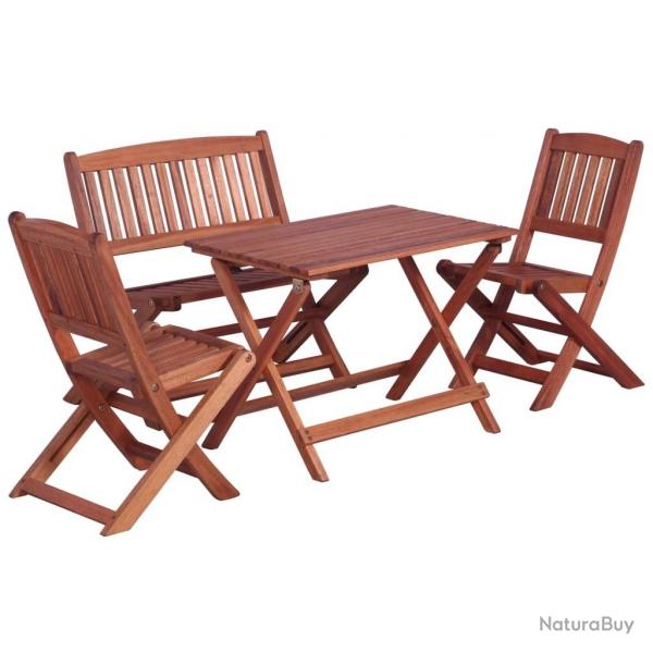 Ensemble  manger d'extrieur 4 pcs pour enfants Eucalyptus alsavelo