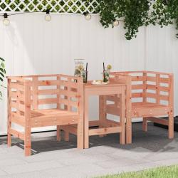 Chaises de jardin lot de 2 61,5x53x71 cm bois massif de douglas alsavelo