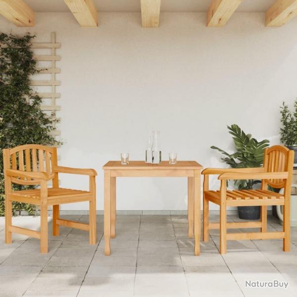 Chaises de jardin lot de 2 58x59x88 cm bois de teck solide alsavelo