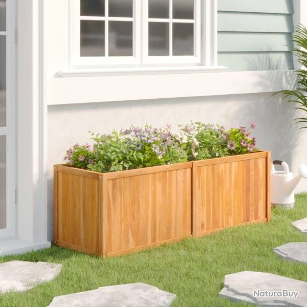 Lit surlev 150x50x50 cm bois massif de teck alsavelo