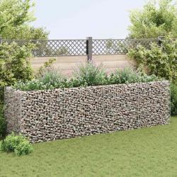 Lit surélevé à gabion Acier 360x90x100 cm alsavelo