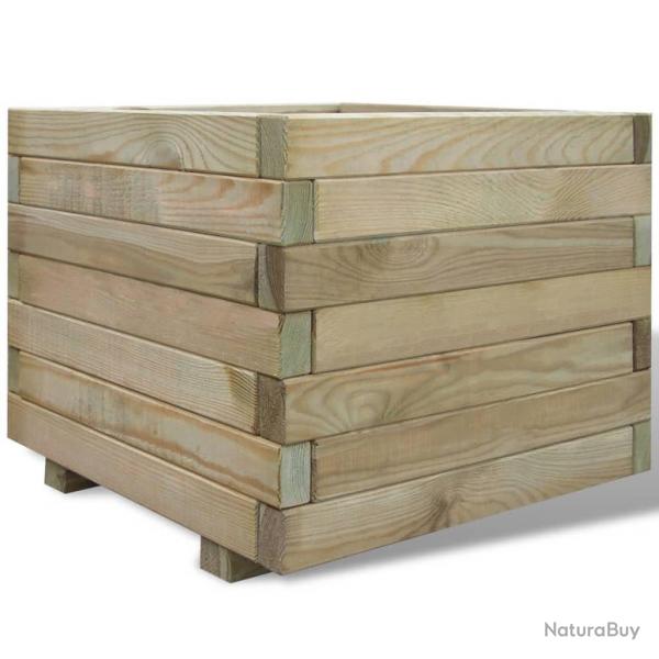 Lit surlev 50x50x40 cm Bois Carr alsavelo