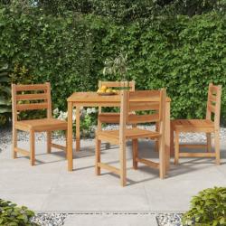 Chaises de jardin lot de 4 Bois de teck solide alsavelo