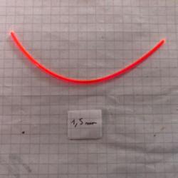 Fibre optique rouge 10cm x 1,5mm