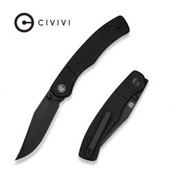 Couteau CIVIVI Clingman Black Lame Clip Point Acier Nitro-V Manche G-10 IKBS Liner Lock CIVC230651