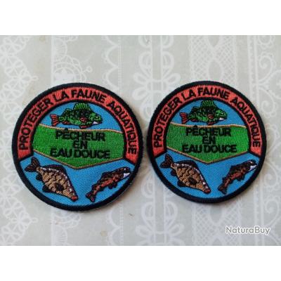 Lot De 3 Patches Brodés Vintage Stren - Violet Et Noir - Neufs - Pour Customisation
