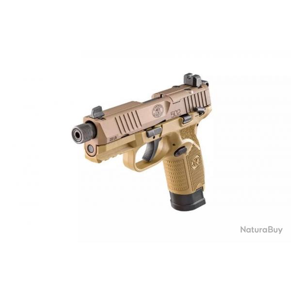 PROMOTION  - NEUF - FN HERSTAL - PISTOLET - CAT B - FN 502 T FDE - 22 LR - 15 CPS - FN66-10100690FN