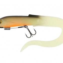 Leurre Souple Fox Rage Slick Eel Loaded 21cm 21cm 25g A l'unité UV Hot Olive