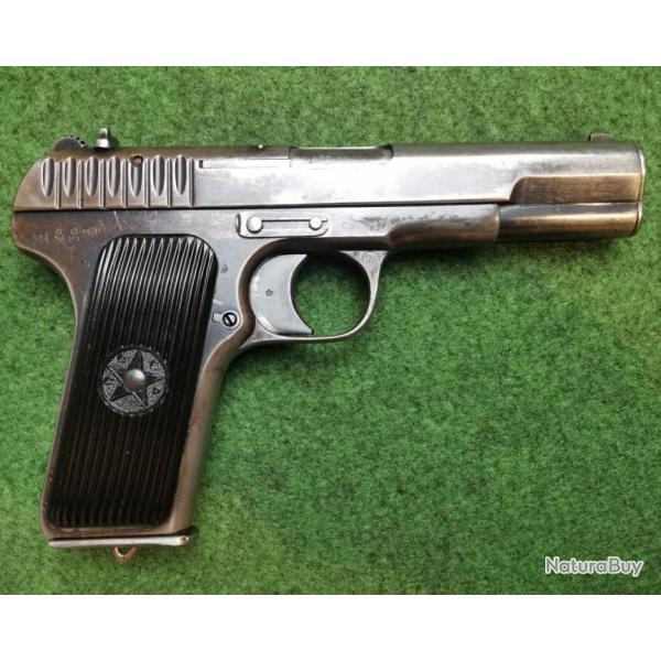 Pistolet TOKAREV TT-30 - Fabrication Russe 1935 - Calibre 7,62 x 25 Tokarev - N 15523 (Occasion, r