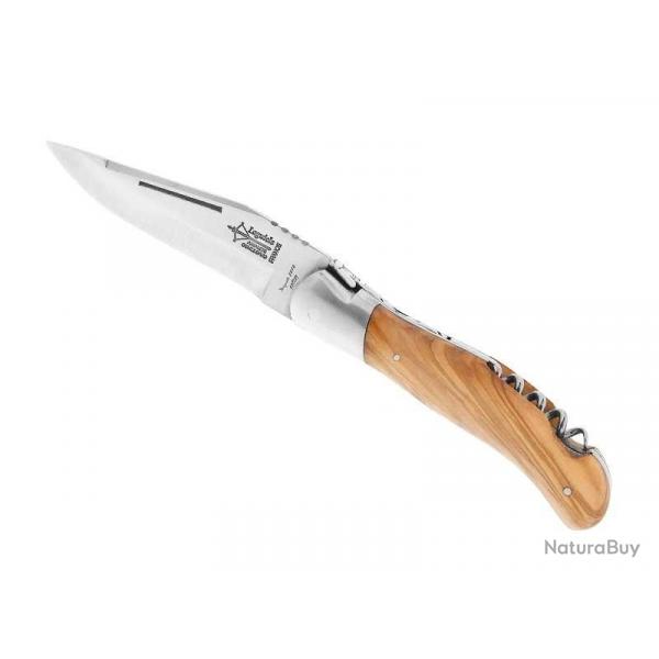 LAGUIOLE G.DAVID 2P OLIVIER MITRE INOX MAT 12CM G.DAVID