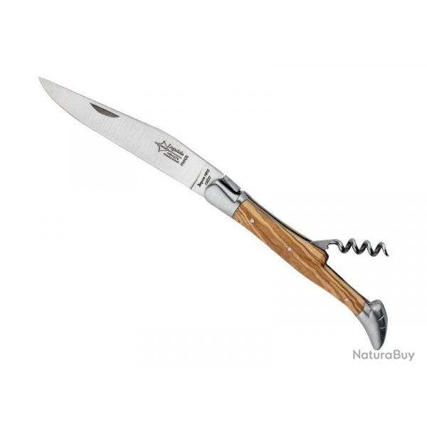 LAGUIOLE ANTAN 2P OLIVIER MITRES INOX MAT 12CM G.DAVID