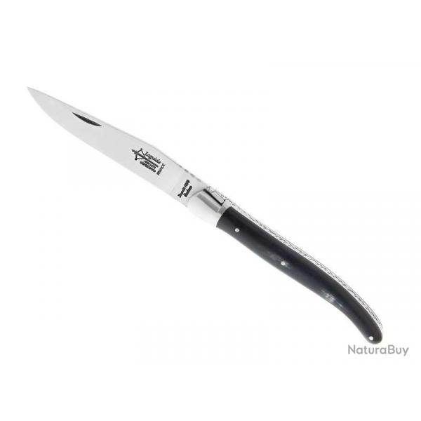 LAGUIOLE G.DAVID CORNE MITRE INOX MAT 11CM CARBONE G.DAVID