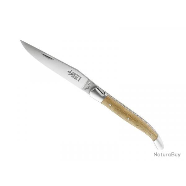 LAGUIOLE ANTAN CHENE DE BARRIQUE MITRES INOX MAT 12CM G.DAVID