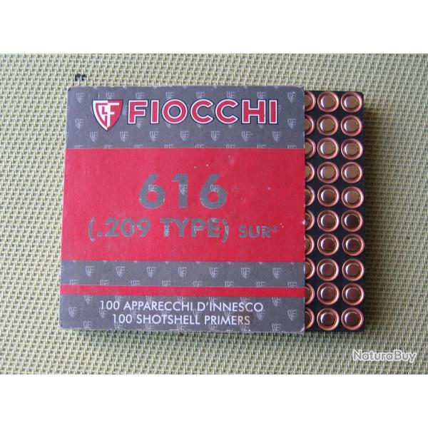 Amorces  fiocchi  616  ( fortes )  sous  blister