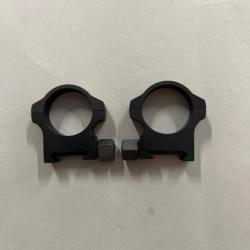 Montage Nightforce 30mm standard Duty ring hauteur Medium 1"