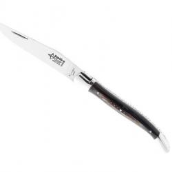 LAGUIOLE G.DAVID FACON CORNE NOIRE MITRES INOX 12CM AVEC CROIX G.DAVID