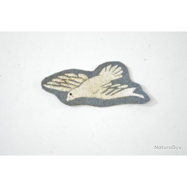 Copie patch insigne attribut de manche bleu horizon WW1 France colombophile pigeon voyageur