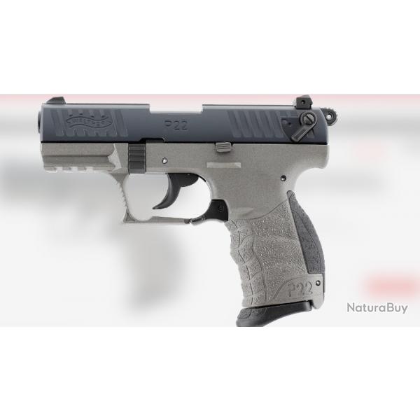 PIST WALTHER P22Q CAL 9 MM PAK - METEOR GRAY