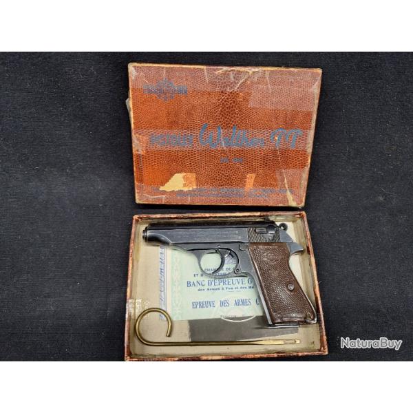 Pistolet Walther PP Manurhin, Cal. 7,65 mm - 1 sans prix de rserve !!