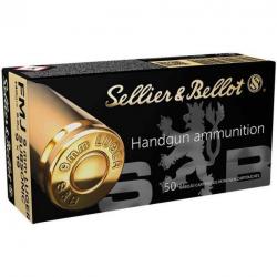 Munitions SELLIER & BELLOT cal.9mm fmj subsonique 140gr 9g par 50