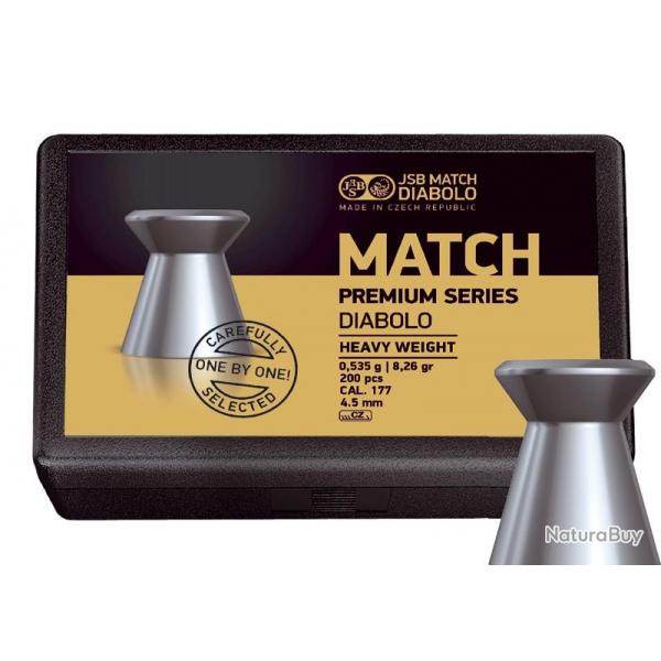 Plombs JSB Match Premium Series Heaving Weight diamtre 4.50 4.49mm