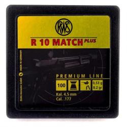 Plombs RWS R10 MATCH PLUS diamètre 4.50