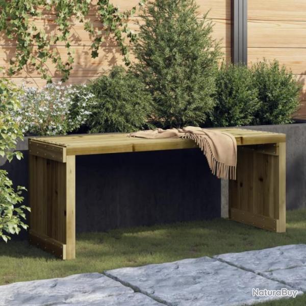 Banc de jardin extensible 212,5x40,5x45 cm bois de pin imprgn