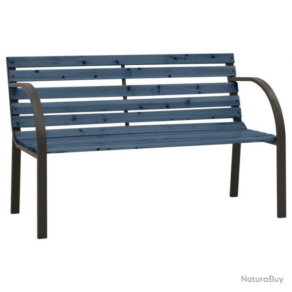 Banc de jardin pour enfants 81 cm bois de pin chinois gris alsavelo