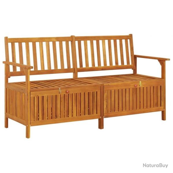 Banc de rangement 148 cm Bois d'acacia solide alsavelo