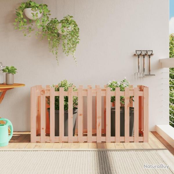 Lit surlev de jardin design de clture bois douglas massif alsavelo