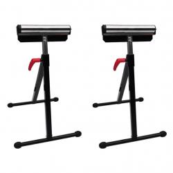 2 supports réglables de rouleau alsavelo
